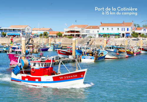 Animado puerto pesquero de La Cotinière en la isla de Oléron, para visitar.