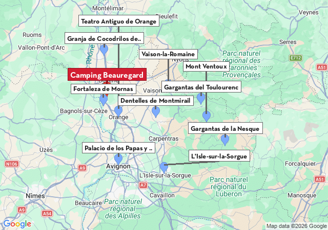 Mapa de ciudades para visitar