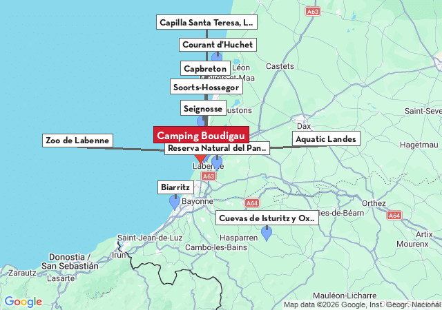 Mapa de ciudades para visitar