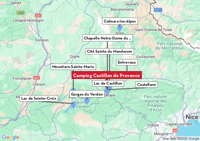 Mapa de ciudades para visitar