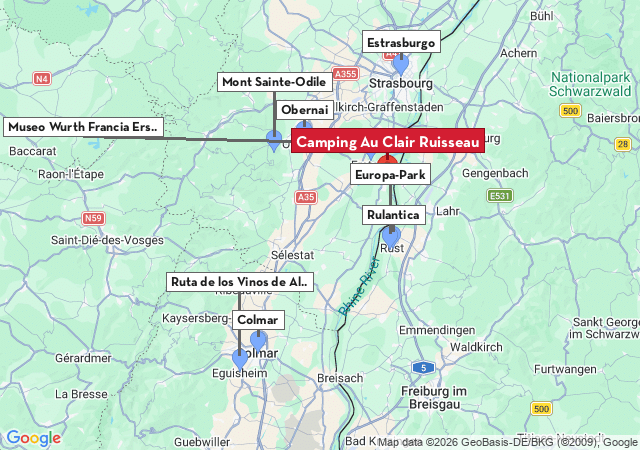 Mapa de ciudades para visitar