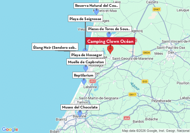Mapa de ciudades para visitar