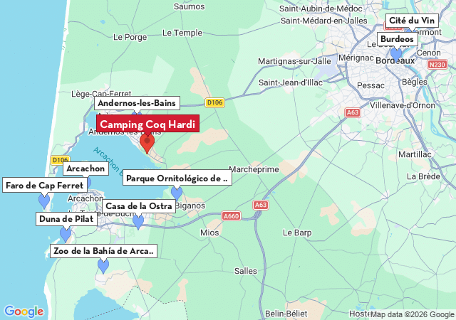 Mapa de ciudades para visitar