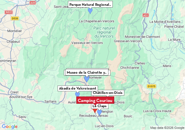 Mapa de ciudades para visitar