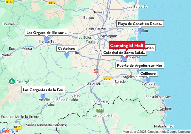 Mapa de ciudades para visitar