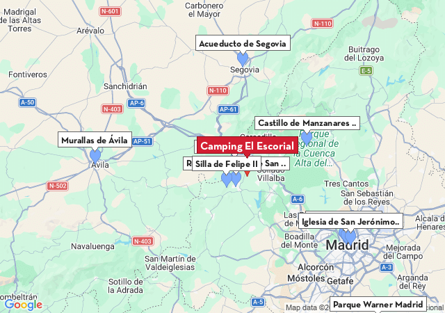 Mapa de ciudades para visitar