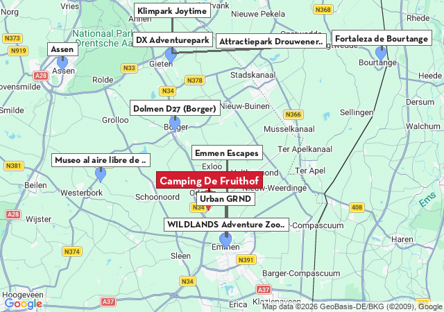 Mapa de ciudades para visitar