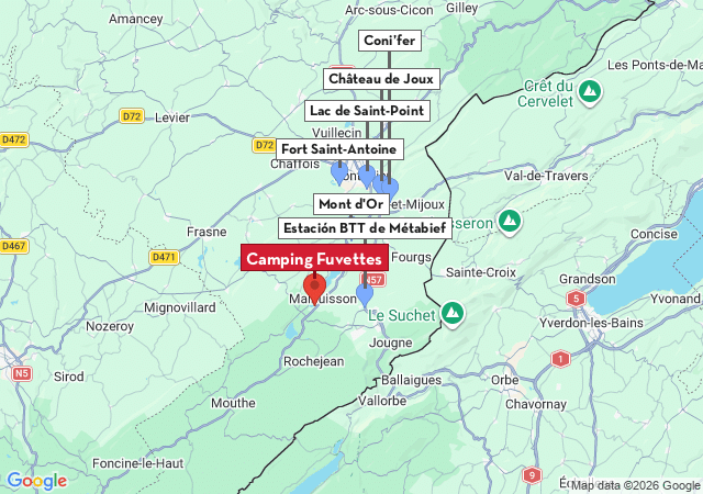 Mapa de ciudades para visitar