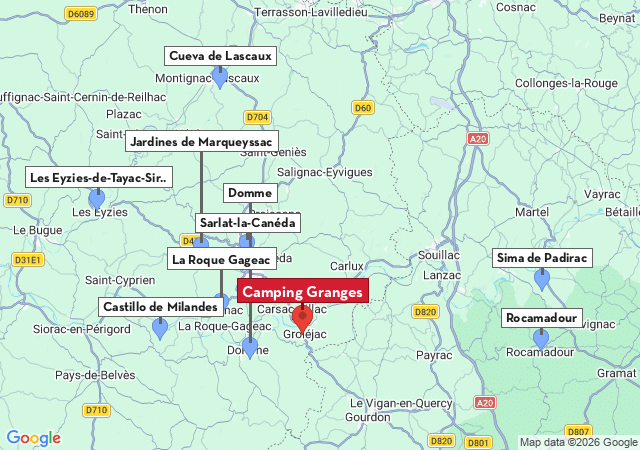 Mapa de ciudades para visitar
