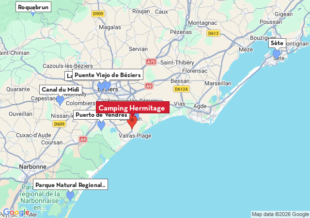 Mapa de ciudades para visitar