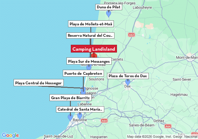 Mapa de ciudades para visitar