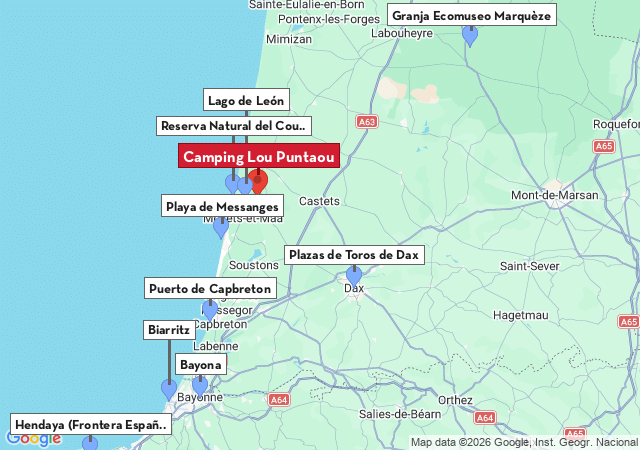 Mapa de ciudades para visitar