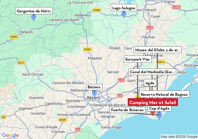 Mapa de ciudades para visitar