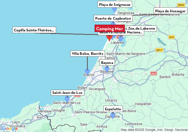 Mapa de ciudades para visitar