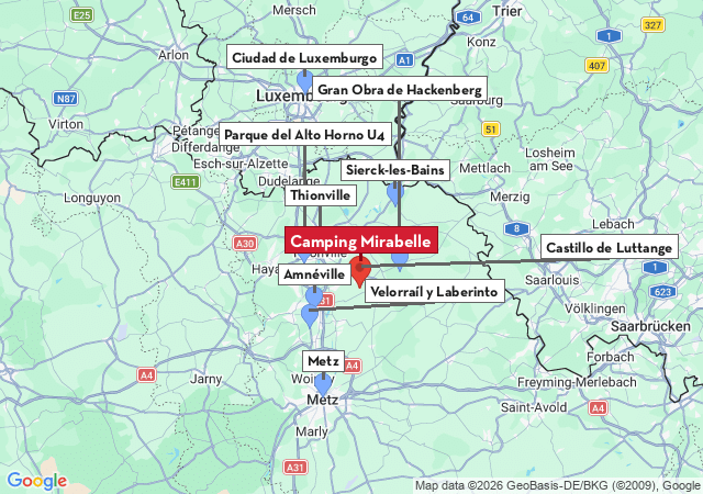 Mapa de ciudades para visitar