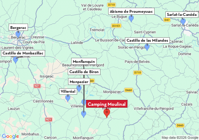 Mapa de ciudades para visitar