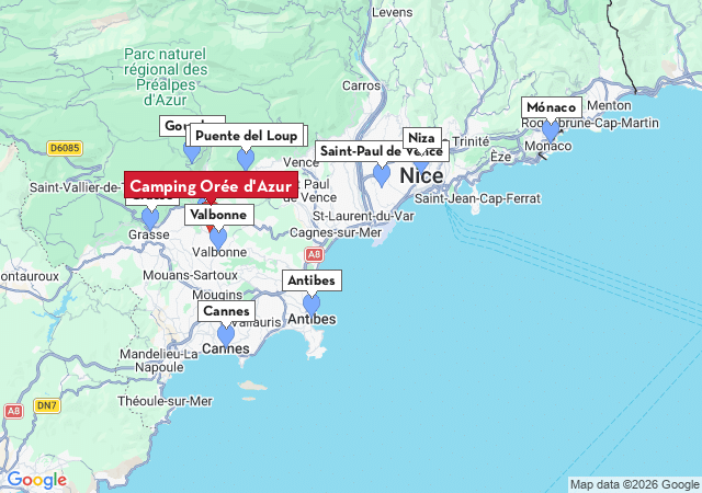 Mapa de ciudades para visitar