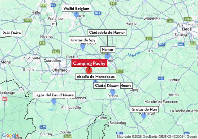 Mapa de ciudades para visitar