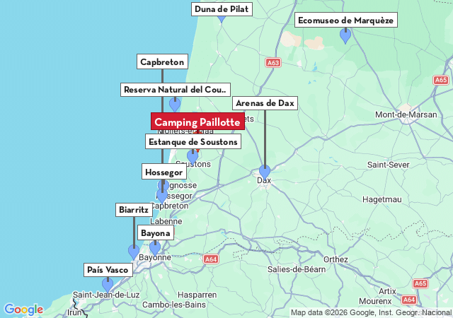 Mapa de ciudades para visitar
