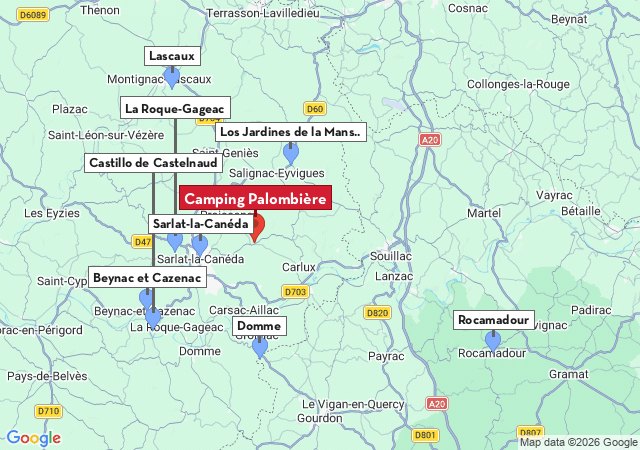 Mapa de ciudades para visitar