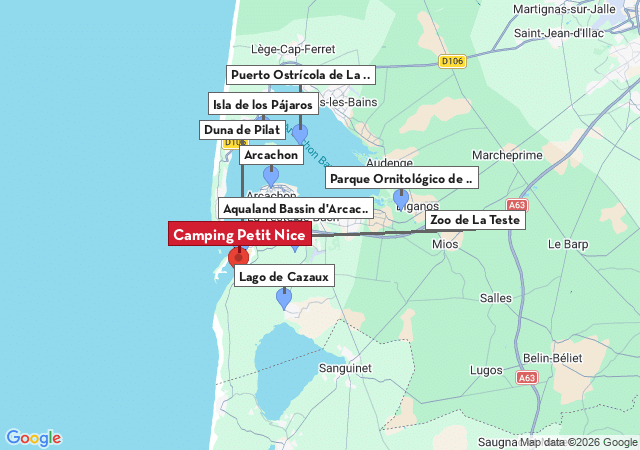 Mapa de ciudades para visitar