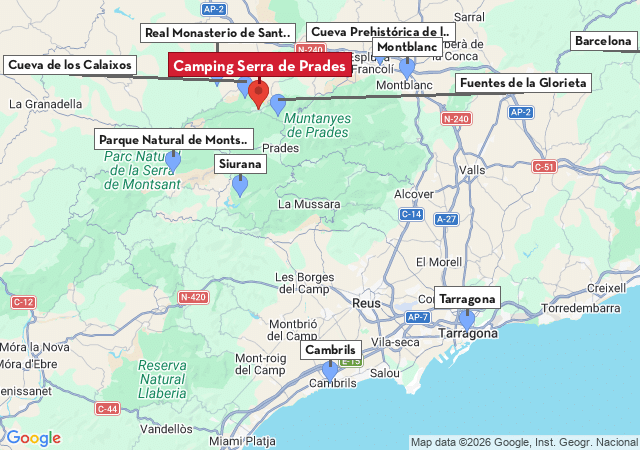 Mapa de ciudades para visitar