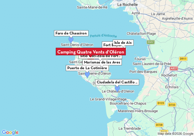 Mapa de ciudades para visitar