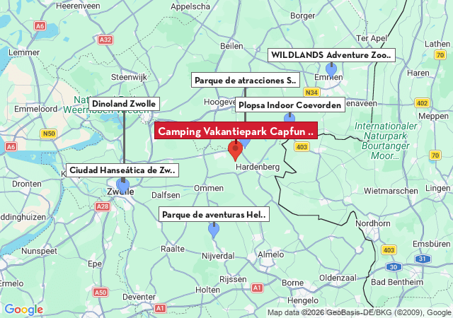 Mapa de ciudades para visitar