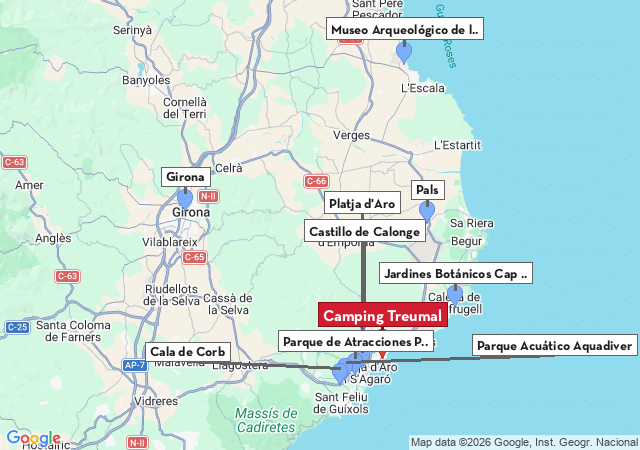 Mapa de ciudades para visitar