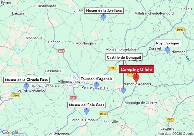Mapa de ciudades para visitar