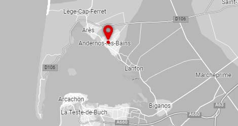 carte Camping andernos