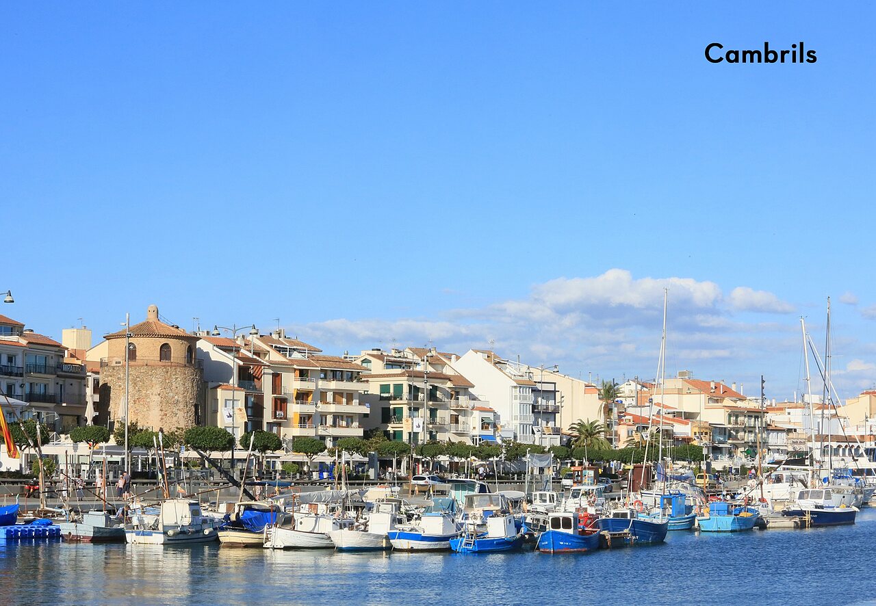 Puerto deportivo animado de Cambrils, un lugar encantador para visitar en Catalu�a.