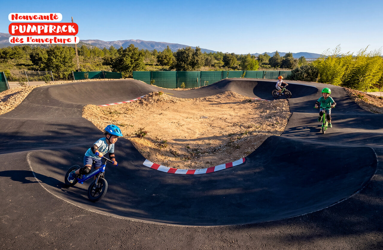 Pumptrack infantil camping CAPFUN Arbois du Castellet en LE CASTELLET (83).
