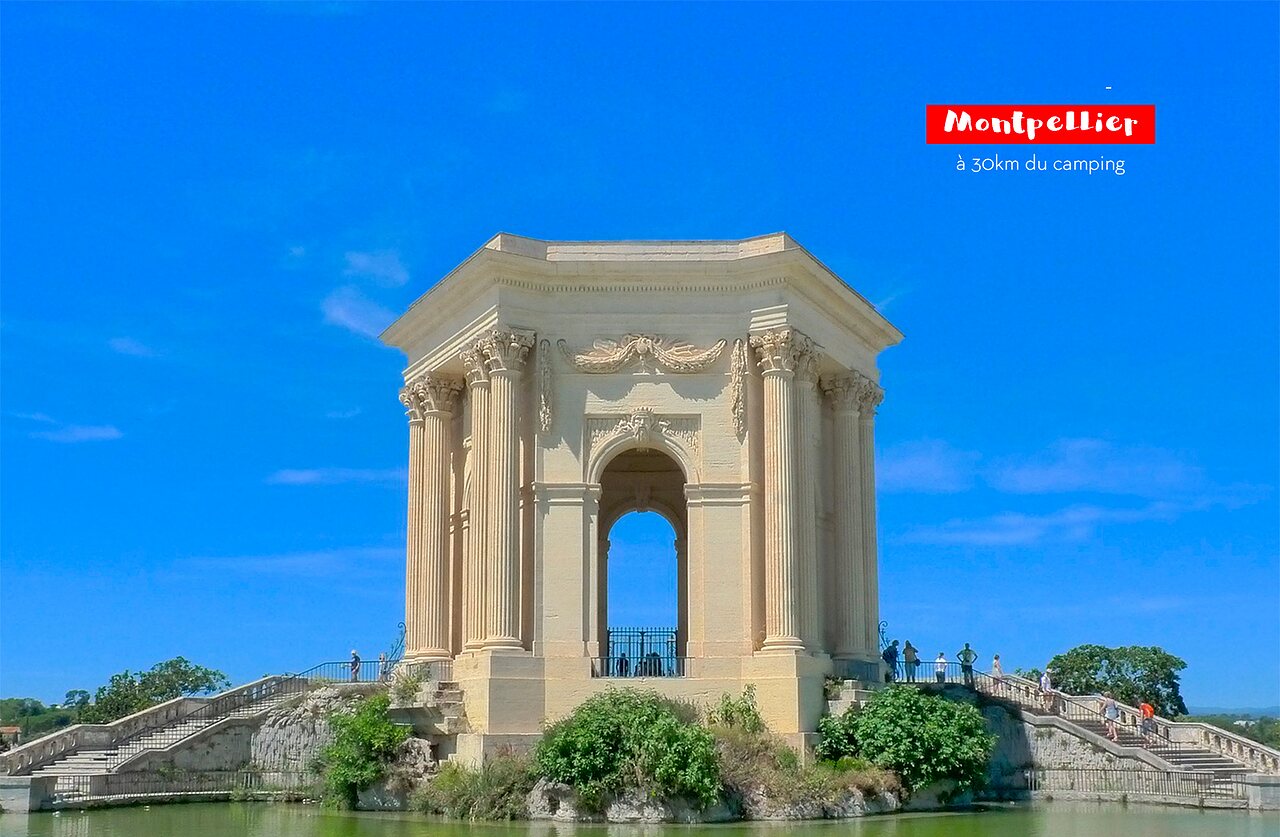 Monumento hist�rico del Peyrou en Montpellier, Occitania, una ciudad para descubrir.