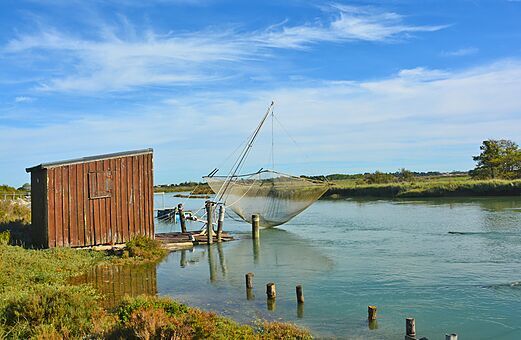Carrelet tradicional en camping CLICOCHIC Cabanes d Oléron en ST GEORGES D'OLERON (17).