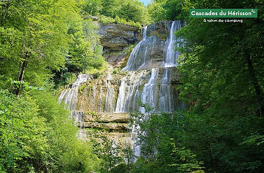 Cascadas del Hérisson, majestuoso sitio natural para visitar en el Jura.