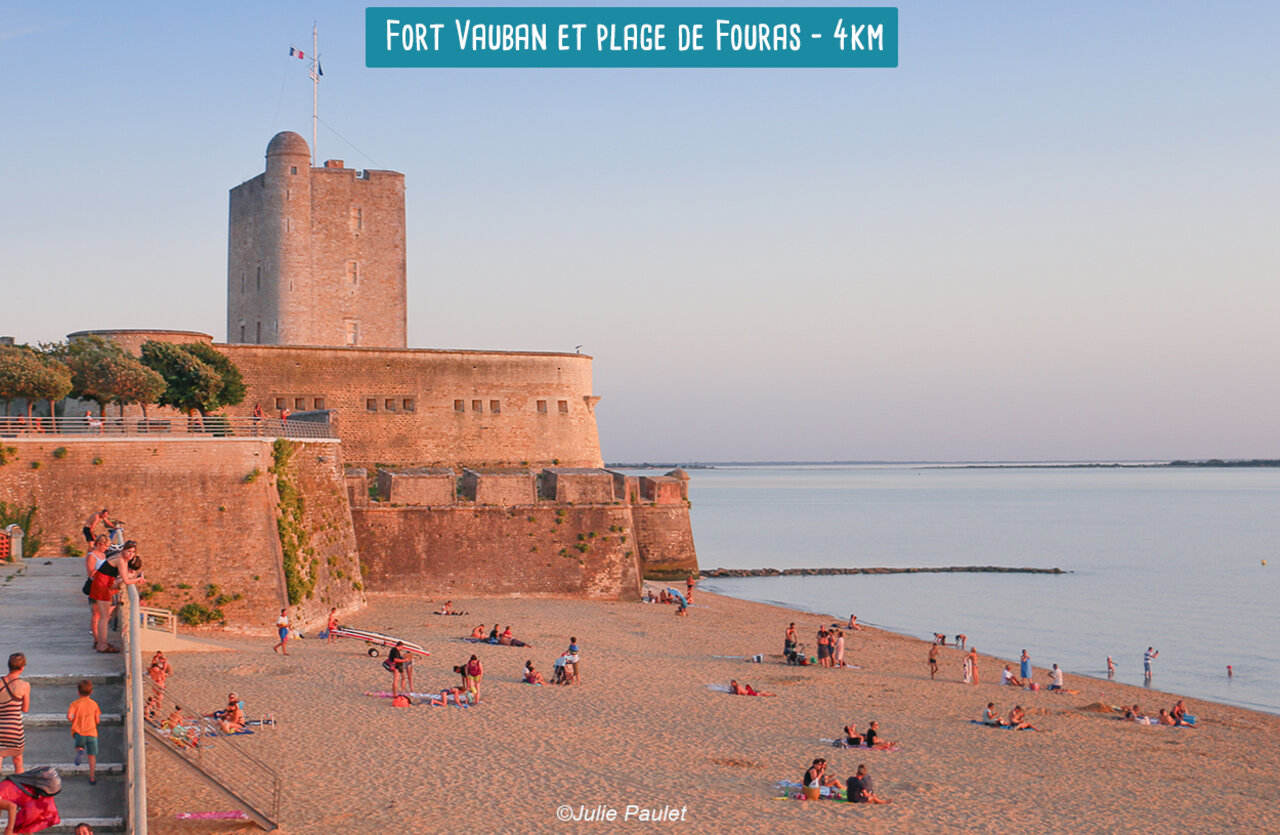 Hist�rico Fuerte Vauban y playa de Fouras, lugar para visitar en Charente-Maritime.