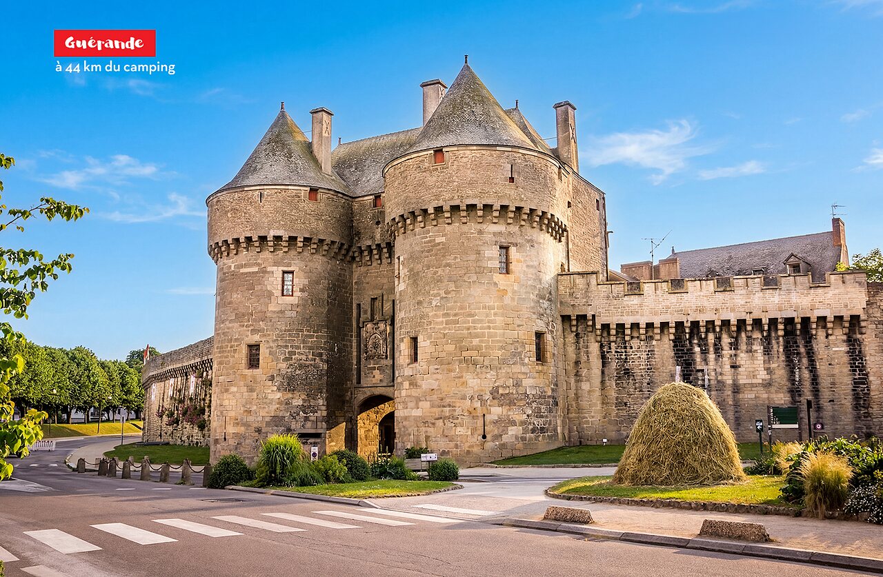 Castillo medieval de Gu�rande, ciudad hist�rica para visitar cerca de Pornic.