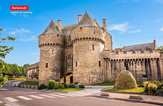 Castillo medieval de Gu�rande, una ciudad hist�rica para visitar en Loira Atl�ntico.