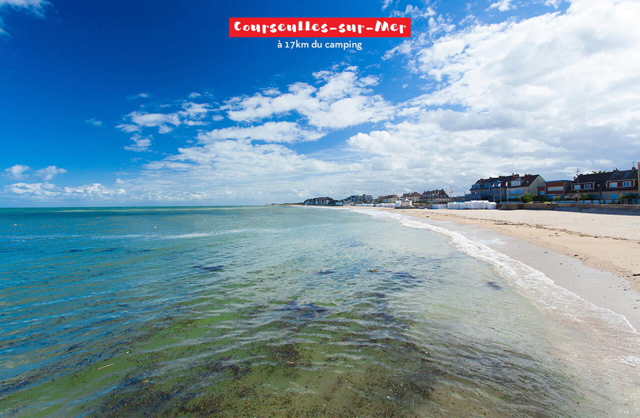 Playa de Courseulles-sur-Mer, ciudad costera para visitar en Normand�a.