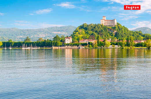 Castillo Rocca Borromeo de Angera y lago Mayor, lugar para visitar en Lombard�a.