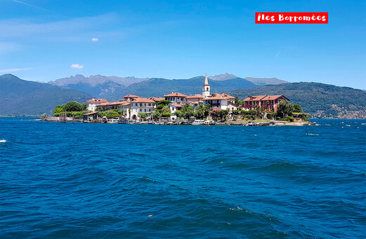 Islas Borromeas en el Lago Mayor, un lugar para visitar cerca de Angera.