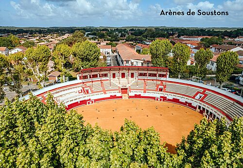 Plazas de toros de Soustons, anfiteatro histórico para visitar en las Landas (40).