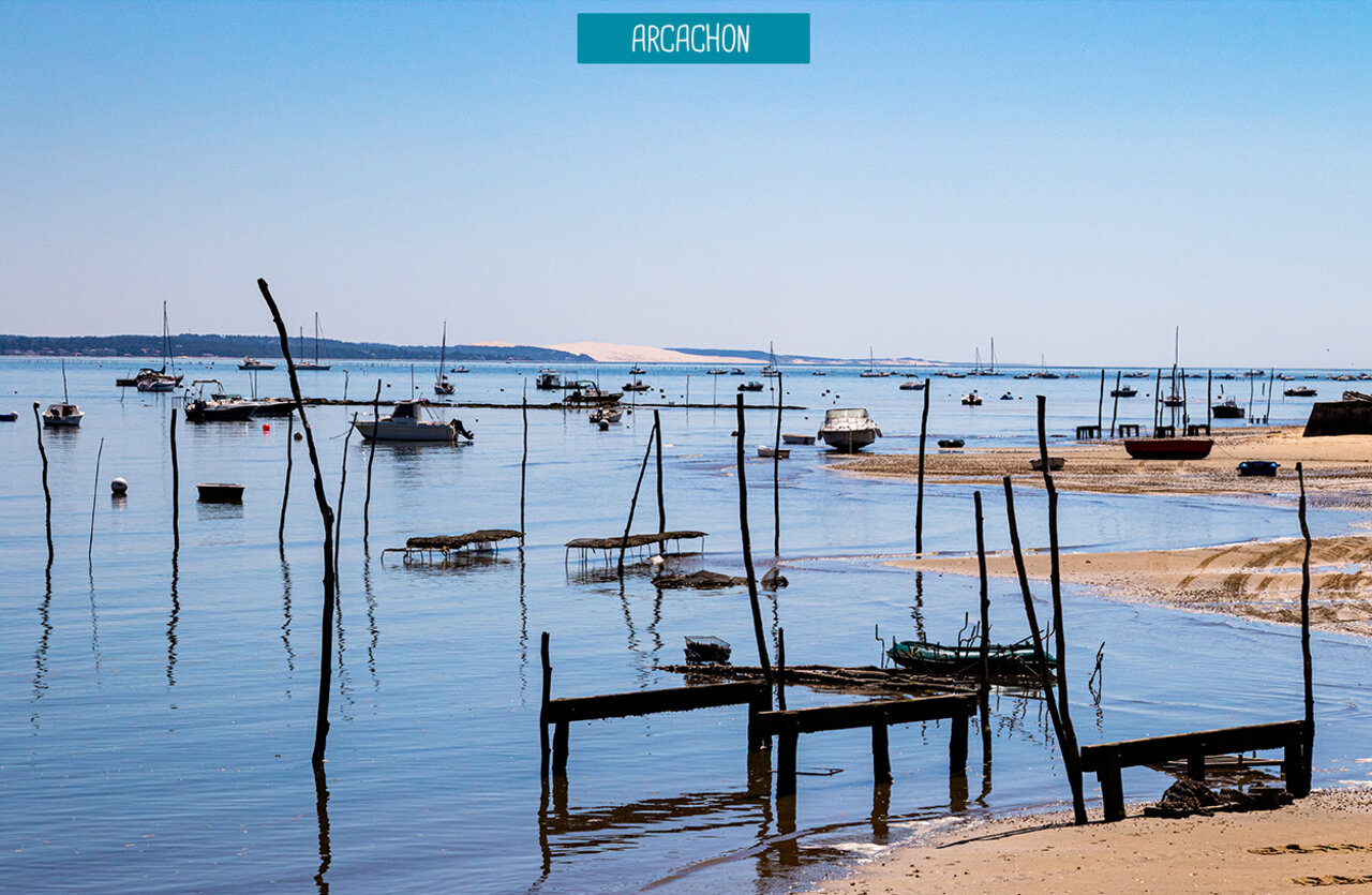 Bah�a de Arcachon, barcos tradicionales y Duna del Pilat, lugar para visitar.