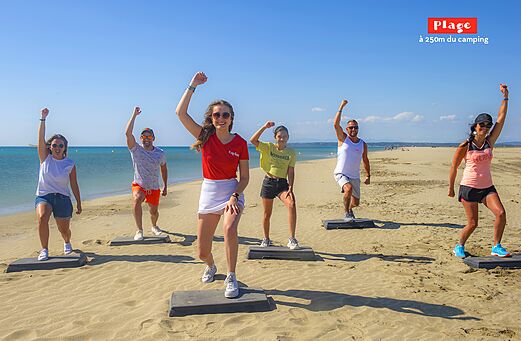 Animación fitness playa arena CAPFUN Côte Vermeille en PORT LA NOUVELLE (11).