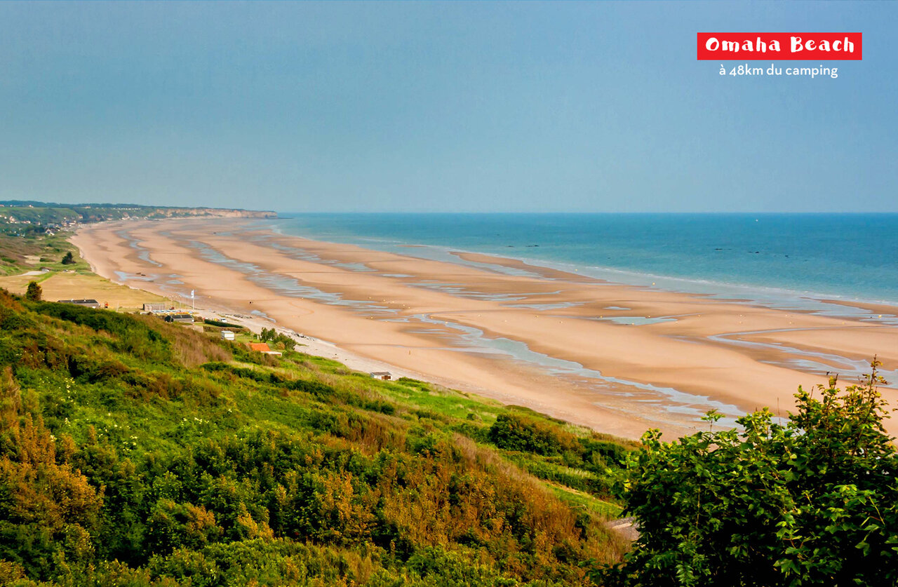 Hist�rica playa de Omaha Beach en Normand�a, sitio conmemorativo para visitar.