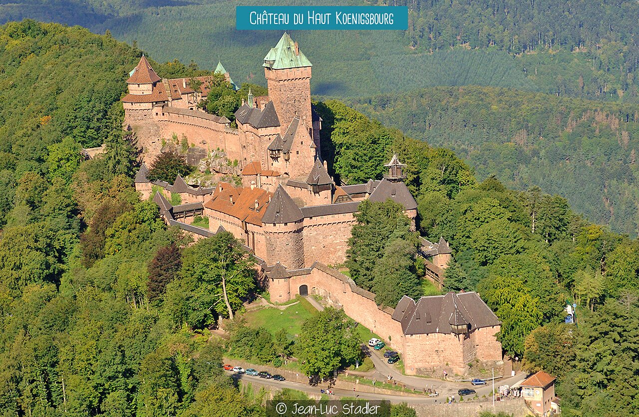 Castillo de Haut Koenigsbourg, monumento hist�rico para visitar en Alsacia.