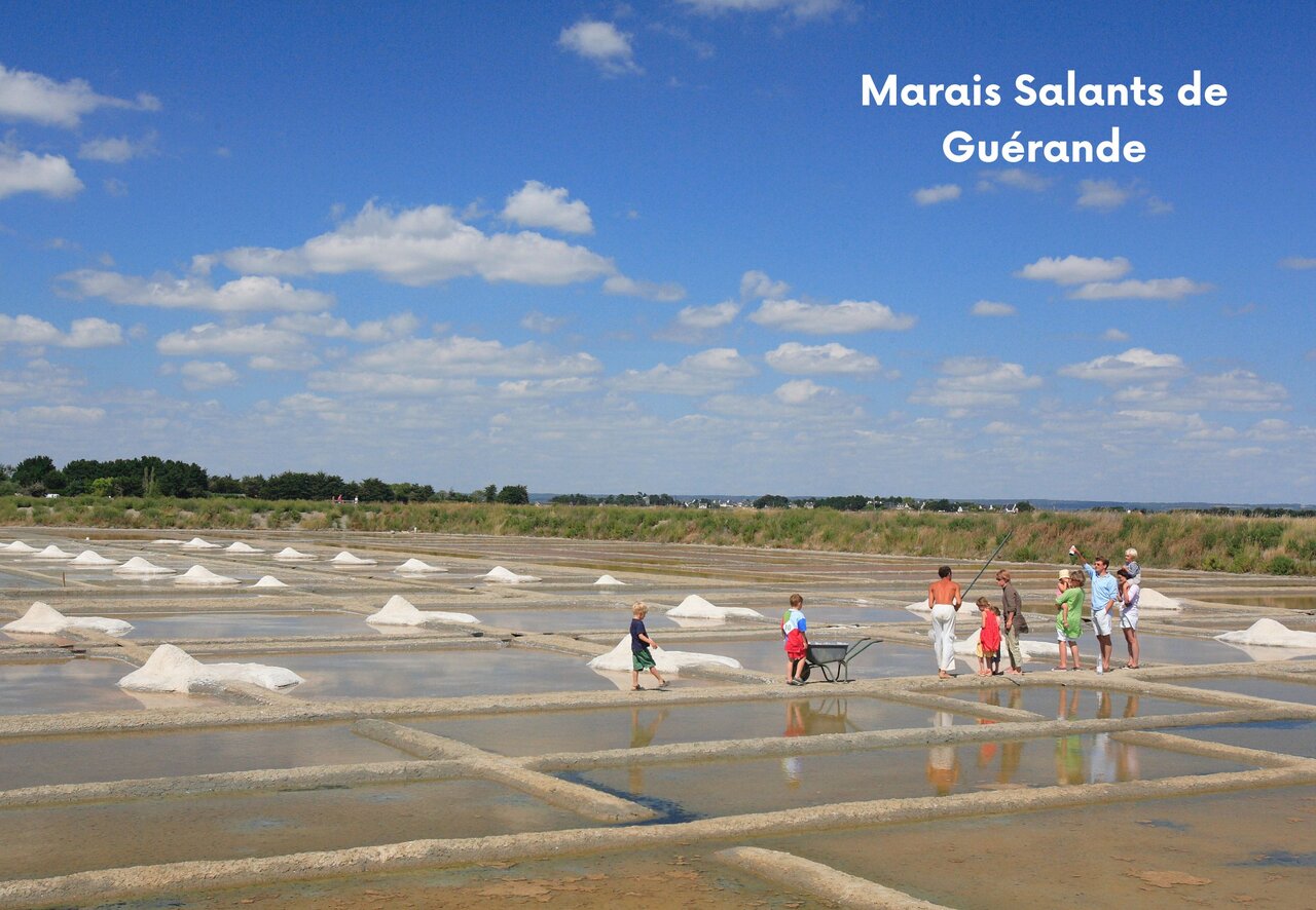 Salinas de Gu�rande, lugar tur�stico para visitar cerca de Asserac.