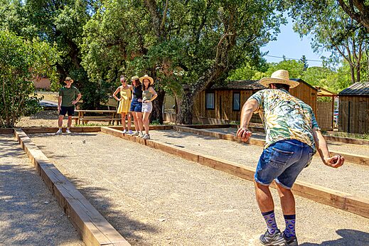 Petanca en el camping CAPFUN Le Fréjus en Fréjus (83).