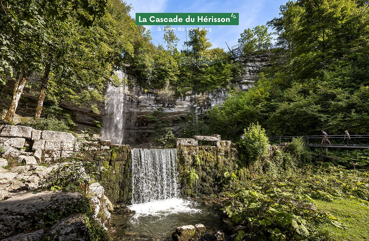 Cascada del H�risson, impresionante sitio natural cerca de Clairvaux-les-Lacs, Jura.